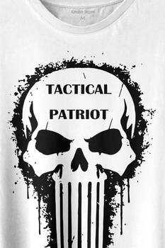 Tactical Patriot Military Vatansever Savaşçı Baskılı Tişört Unisex T-shirt