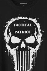 Tactical Patriot Military Vatansever Savaşçı Baskılı Tişört Unisex T-Shirt - Thumbnail