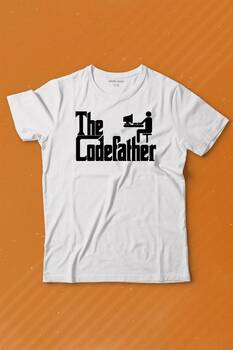 The Codefather Godfather Bilgisayar Code Korsan Hacker Yazılımcı Baskılı Tişört Çocuk T-shirt