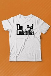 The Codefather Godfather Bilgisayar Code Korsan Hacker Yazılımcı Baskılı Tişört Çocuk T-shirt - Thumbnail