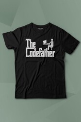 The Codefather Godfather Bilgisayar Code Korsan Hacker Yazılımcı Baskılı Tişört Çocuk T-shirt - Thumbnail