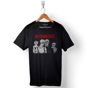 The Cranberries Music Group Logo Baskılı Tişört Unisex T-Shirt