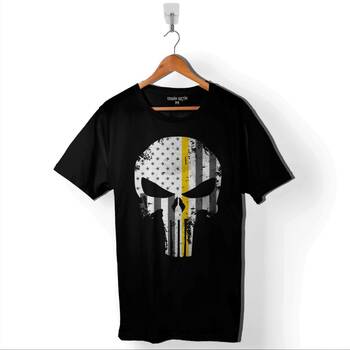 The Crazy Punisher Cezalandırıcı Frank Castle Baskılı Tişört Unisex T-Shirt