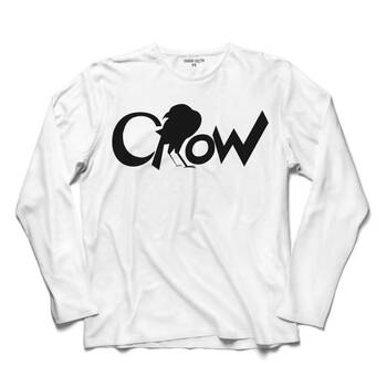 THE CROW LOGO KARGA UZUN KOLLU TİŞÖRT