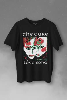 The Cure Lovesong Love Song Rock Music Band Baskılı Tişört Unisex T-Shirt