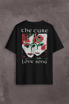 The Cure Lovesong Love Song Rock Music Band Sırt Ön Baskılı Oversize Tişört Unisex T-Shirt