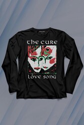 The Cure Lovesong Love Song Rock MusicBand Uzun Kollu Tişört Baskılı T-Shirt - Thumbnail