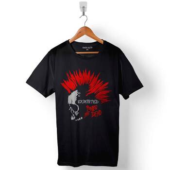 The Exploıted Punks Not Dead Music Group Baskılı Tişört Unisex T-Shirt