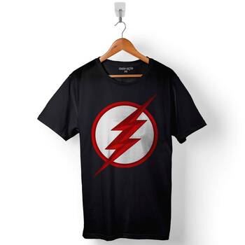 The Flash Logo Baskılı Tişört Unisex T-Shirt