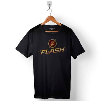 The Flash Logo Baskılı Tişört Unisex T-Shirt