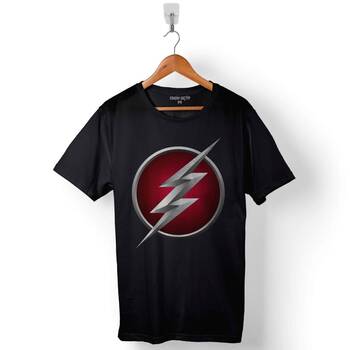 The Flash Logo Baskılı Tişört Unisex T-Shirt