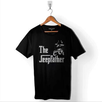 The Jeepfather Godfather Off Road Jeep Cip Baskılı Tişört Unisex T-Shirt