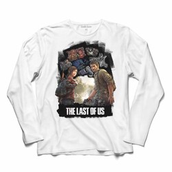 The Last Of Us Play Statıon Joel Elite Uzun Kollu Tişört Baskılı T-Shirt - Thumbnail