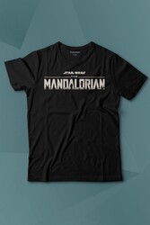 The Mandalorian Bebek Yoda Tasarımı Star Wars Baskılı Tişört Çocuk T-shirt - Thumbnail