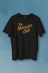 The Midnight Club Logo Dizi Baskılı Tişört Unisex T-shirt - Thumbnail