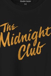 The Midnight Club Logo Dizi Baskılı Tişört Unisex T-shirt - Thumbnail