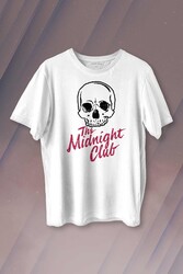 The Midnight Club Logo Kuru Kafa Dizi Baskılı Tişört Unisex T-shirt - Thumbnail