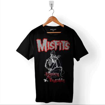 The Misfits Legacy Of BrutAlity Punk Rock Müzik Baskılı Tişört Unisex T-Shirt