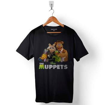 The Muppets Kaplumbağa Kermit Baskılı Tişört Unisex T-Shirt