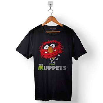 The Muppets Kaplumbağa Kermit Baskılı Tişört Unisex T-Shirt