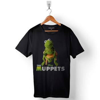 The Muppets Kaplumbağa Kermit Baskılı Tişört Unisex T-Shirt