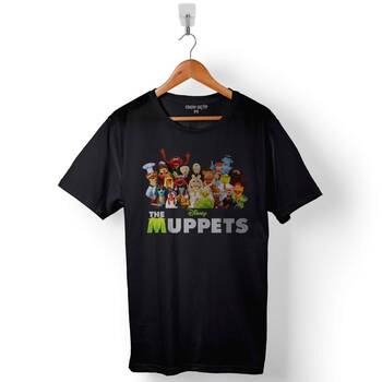 The Muppets Kaplumbağa Kermit Baskılı Tişört Unisex T-Shirt