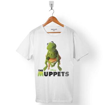 THE MUPPETS KAPLUMBAĞA KERMİT ERKEK TİŞÖRT