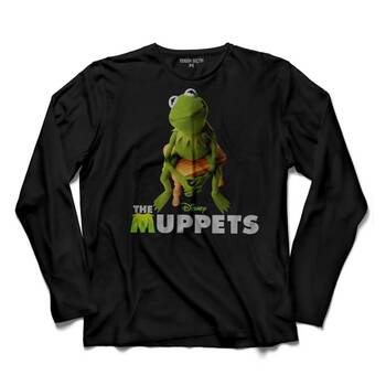 THE MUPPETS KAPLUMBAĞA KERMİT UZUN KOLLU TİŞÖRT