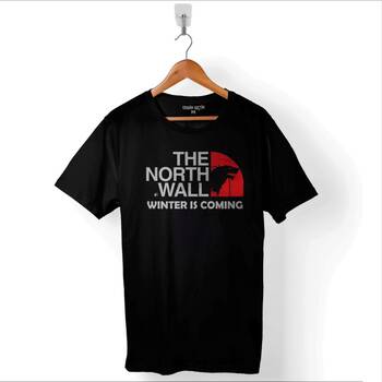 The North Wall Winter Is Coming Game Of Thrones Baskılı Tişört Unisex T-Shirt