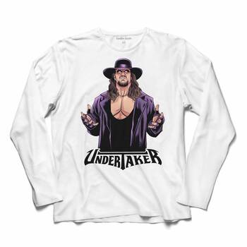 The Undertaker Wwe Amerikan Güreşi Uzun Kollu Tişört Baskılı T-Shirt