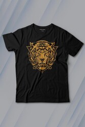 Tiger Kaplan Minimal Urban Street Wear Baskılı Tişört Çocuk T-shirt - Thumbnail