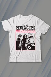 Tokyo Revengers Japan Anime Dizi Japonca Baskılı Tişört Çocuk T-shirt - Thumbnail