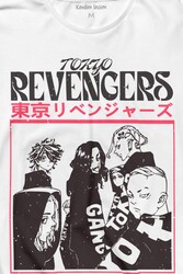 Tokyo Revengers Japan Anime Dizi Japonca Uzun Kollu Tişört Baskılı T-Shirt - Thumbnail