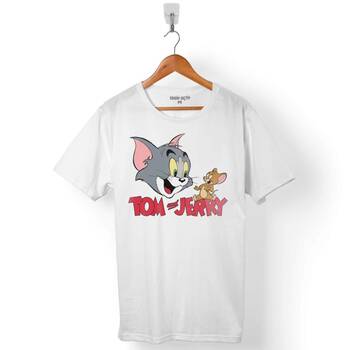 TOM AND VE JERRY KEDİ FARE ERKEK TİŞÖRT