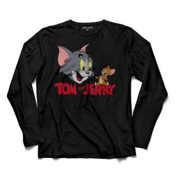 TOM AND VE JERRY KEDİ FARE UZUN KOLLU TİŞÖRT