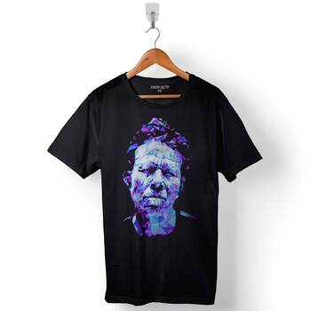 Tom Waits For No One Silüet Baskılı Tişört Unisex T-Shirt