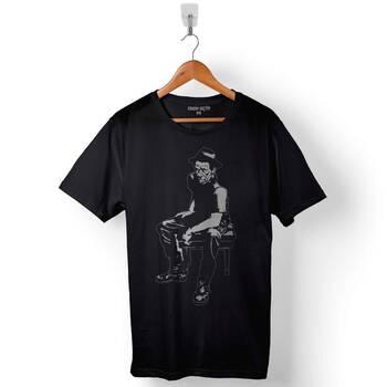 Tom Waits For No One Silüet Baskılı Tişört Unisex T-Shirt