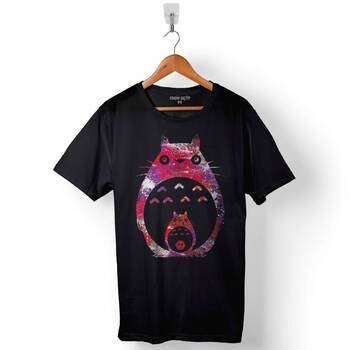 Totoro My Neighbor Owl Baykuş Fıshing Baskılı Tişört Unisex T-Shirt