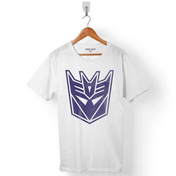 TRANSFORMERS LOGO DECEPTICON ERKEK TİŞÖRT