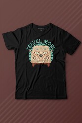 Travel More Woswos Retro Hippi 60S 70S Baskılı Tişört Çocuk T-shirt - Thumbnail