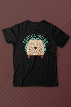 Travel More Woswos Retro Hippi 60S 70S Baskılı Tişört Çocuk T-shirt