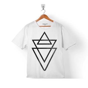  TRIANGLE GRAPHIQUE HIPSTER REGILION SWAG TOP ÇOCUK TİŞÖRT