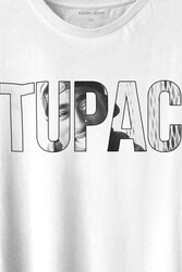 Tupac Amaru Shakur Awesome 2Pac Rap Music Baskılı Tişört Unisex T-shirt - Thumbnail