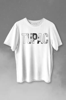 Tupac Amaru Shakur Awesome 2Pac Rap Music Baskılı Tişört Unisex T-shirt