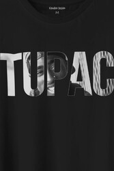 Tupac Amaru Shakur Awesome 2Pac Rap Music Baskılı Tişört Unisex T-Shirt - Thumbnail