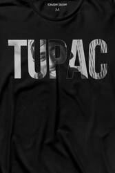 Tupac Amaru Shakur Awesome 2Pac Rap MusicUzun Kollu Tişört Baskılı T-Shirt - Thumbnail