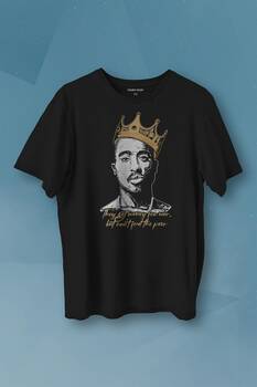 Tupac Hip Hop Rap Music 2Pac Baskılı Tişört Unisex T-shirt