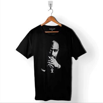 Tupac Shakur Rap 2Pac Rep Music Hip Hop Team Baskılı Tişört Unisex T-Shirt