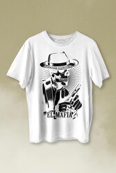 Turkish Ganster El Mafia Mafya Temalı Baskılı Tişört Unisex T-shirt - Thumbnail