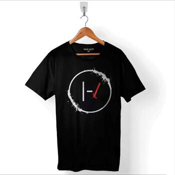 Twenty One Pilots Logo Stressed Out Baskılı Tişört Unisex T-Shirt